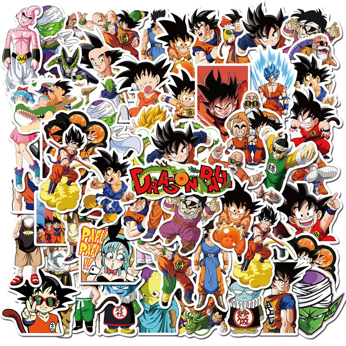50pcs Assorted Anime Design Stickers