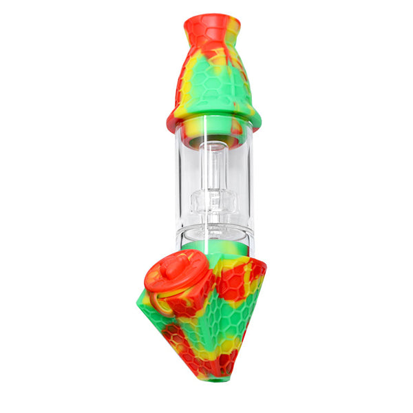 8 inch Silicone Nectar Collector Bubbler [WP-28] — Bong Outlet.Com