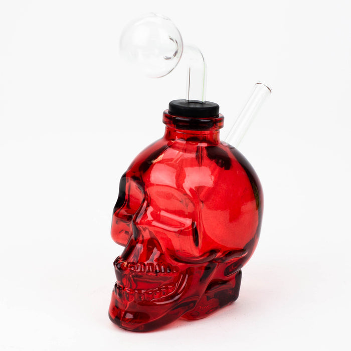 Soft Glass Skull oil bong