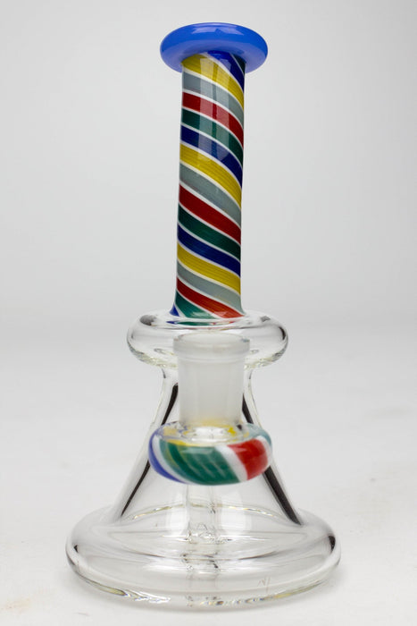 Water Pipe 7 inches rig striped