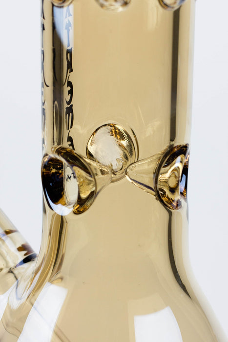 12" XTREME Glass / 7 mm / electro plate Glass beaker Bong