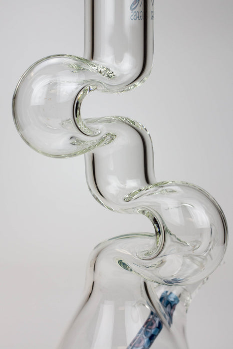 16.5" SOUL Glass 7mm Kink Zong glass water bong
