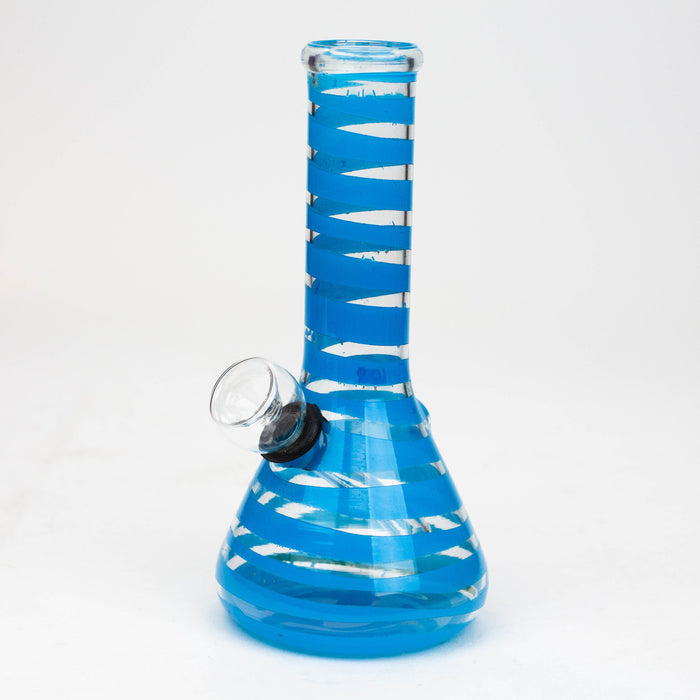 6" glass water bong