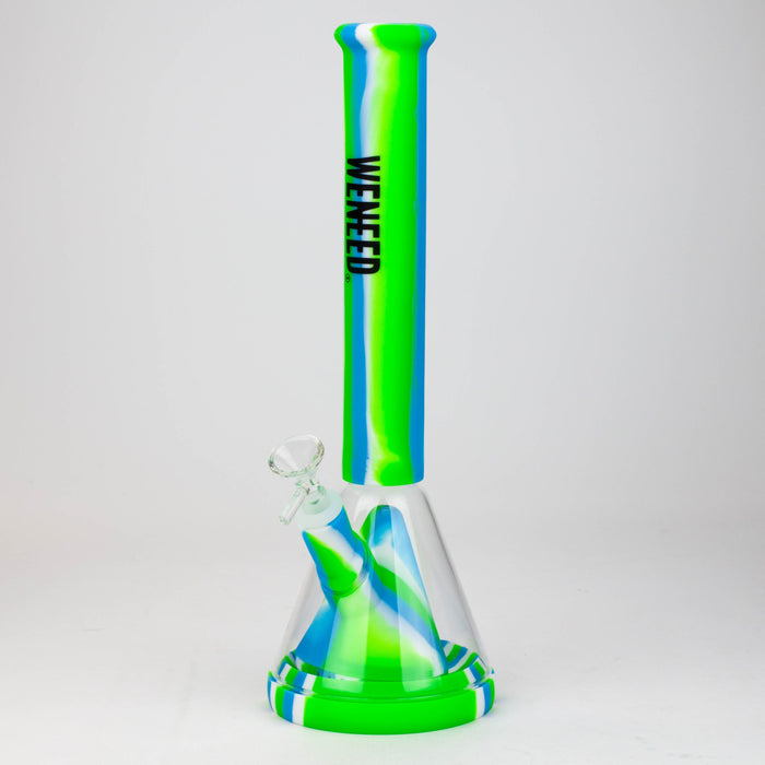 WENEED®-14" Silicone Beaker Water Pipe