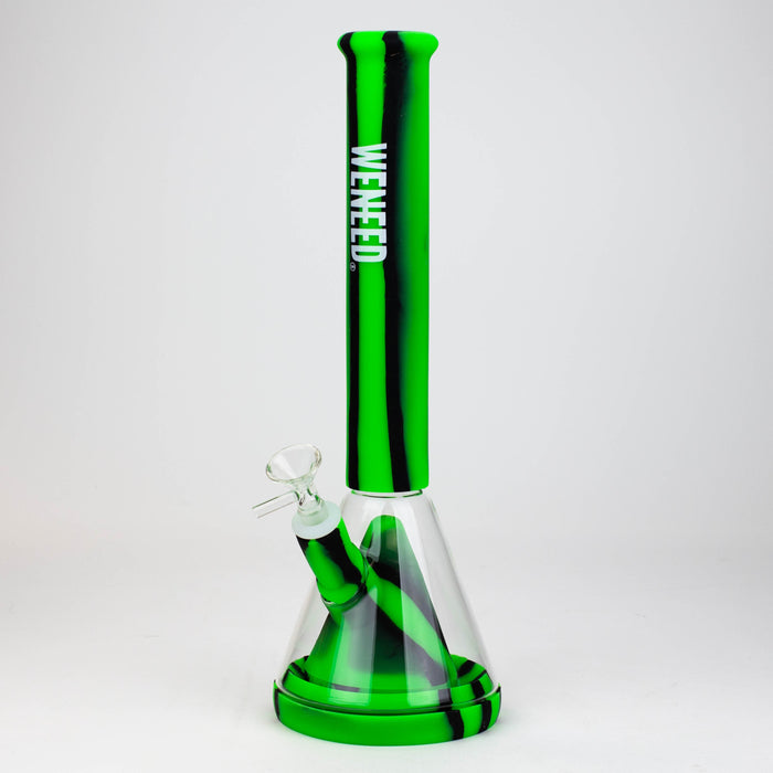 WENEED®-14" Silicone Beaker Water Pipe