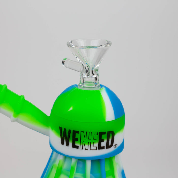 WENEED®- 12" Silicone Badminton Birdie Water Pipe