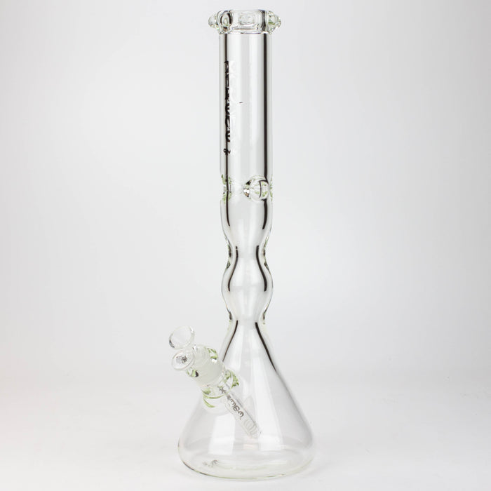 17.5" XTREME / 9 mm / curved tube glass water bong [XTR5002]