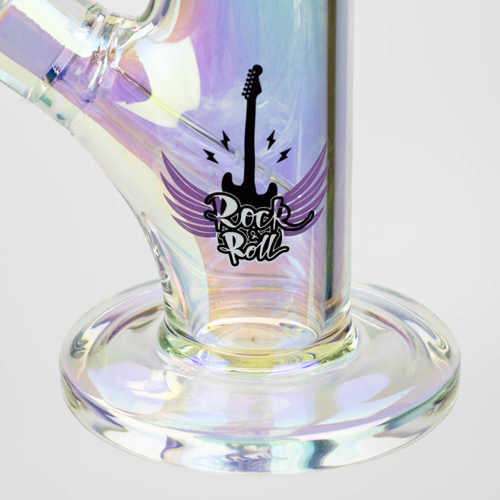 17" XTREME / 7 mm / Rock & Roll Electroplated Tube glass water bong [XTR5006]