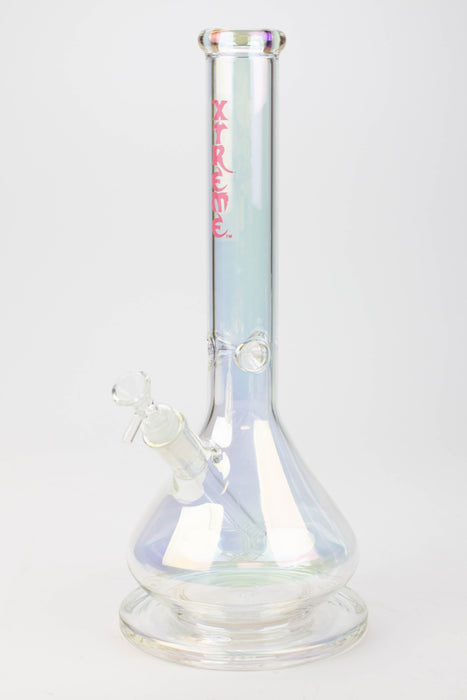 16" XTREME / 7 mm / wide base Electroplated glass Bong [XTR5007]